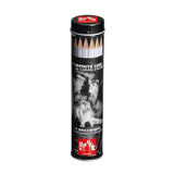 Caran D'Ache Grafwood Graphite Pencils - 4H to 9B - Set of 15