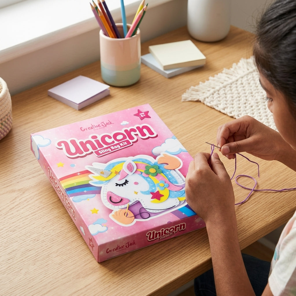 Creative Jack Unicorn Sling Bag DIY Kit