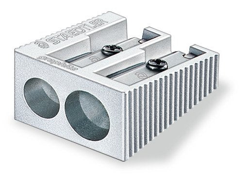 Staedtler Metal Sharpener Double Hole Pencil Sharpener
