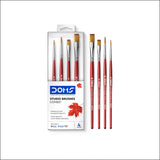 Doms Studio Artist Paint Brushes Loose & Sets of Round, Flat & Combo