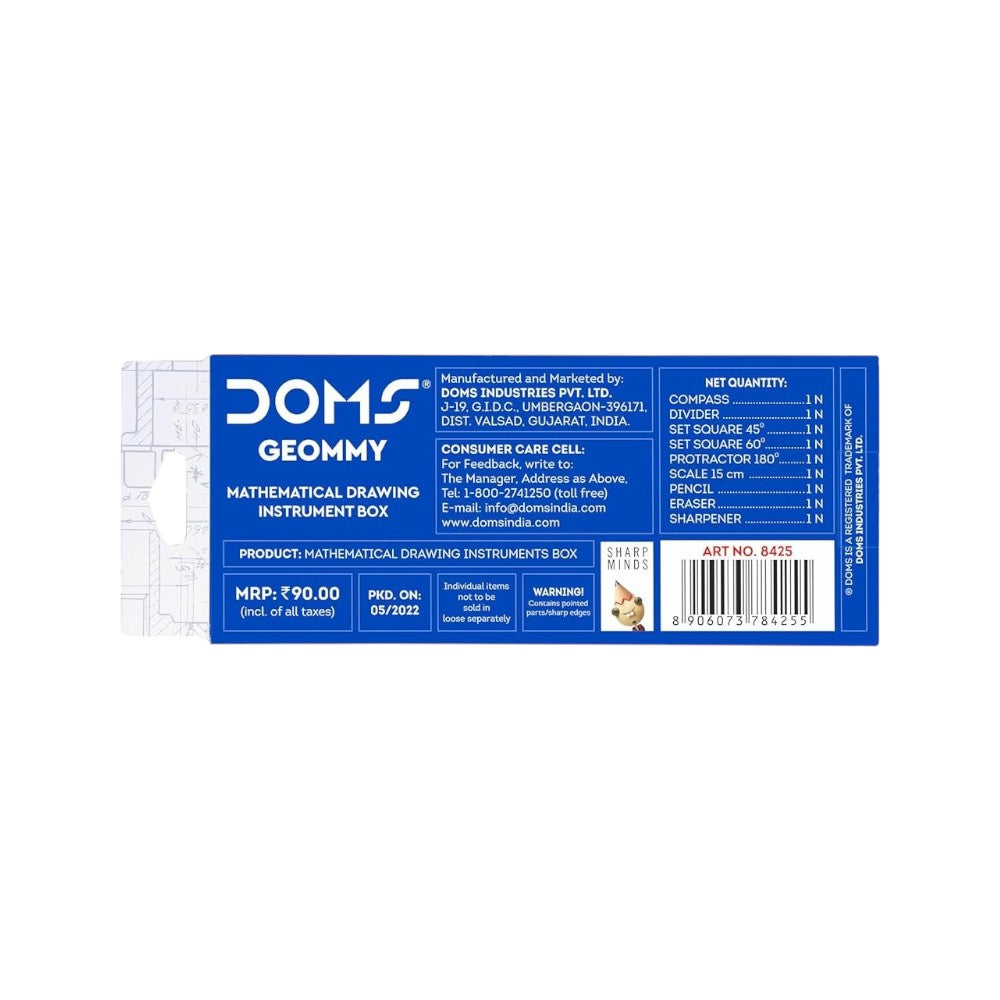 Doms Geommy Geometry Box - Mathematical Drawing Set