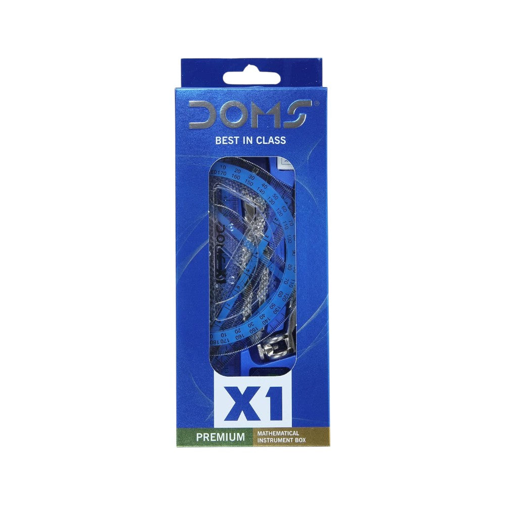 Doms X1 Premium Geometry Box - Set of 10 Drawing Instruments