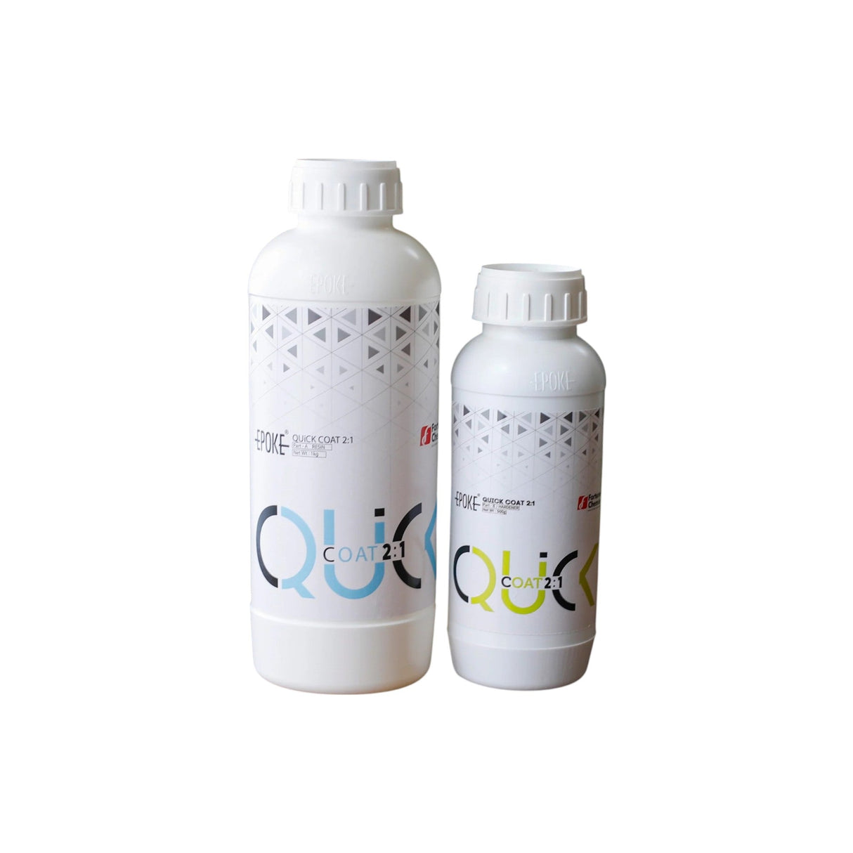 Epoke Quick Coat Epoxy Resin 2:1 - Fast Cure & Crystal Clear