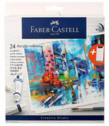 Faber Castell Acrylic Colour Set Pack of 24 x 9ml