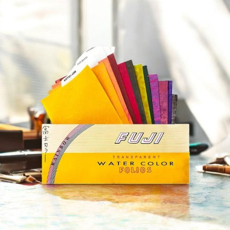 Fuji Transparent Water Color Folios - Photo & Art Coloring Sheets