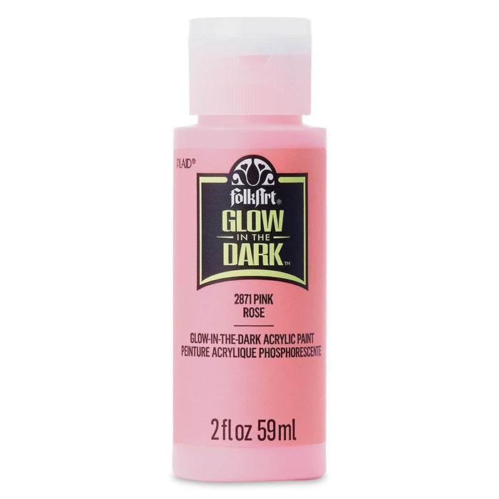 Folk Art Glow In The Dark Acrylic Paints ( Loose )