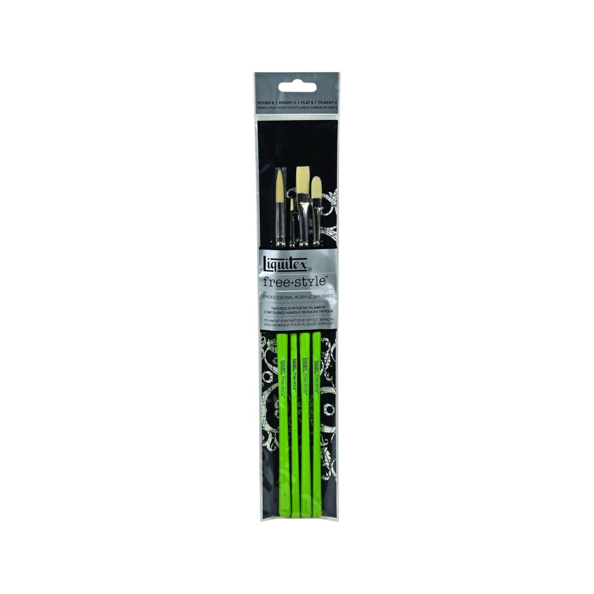 Liquitex Free Style Professional Acrylic Brush Set  4 Pcs 