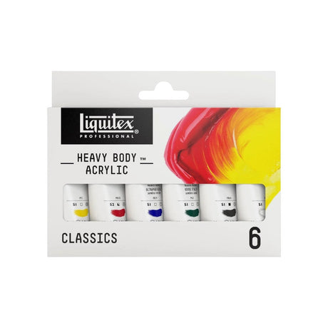 Liquitex Heavy Body Acrylic Set 22ml - Classic Shades Front View