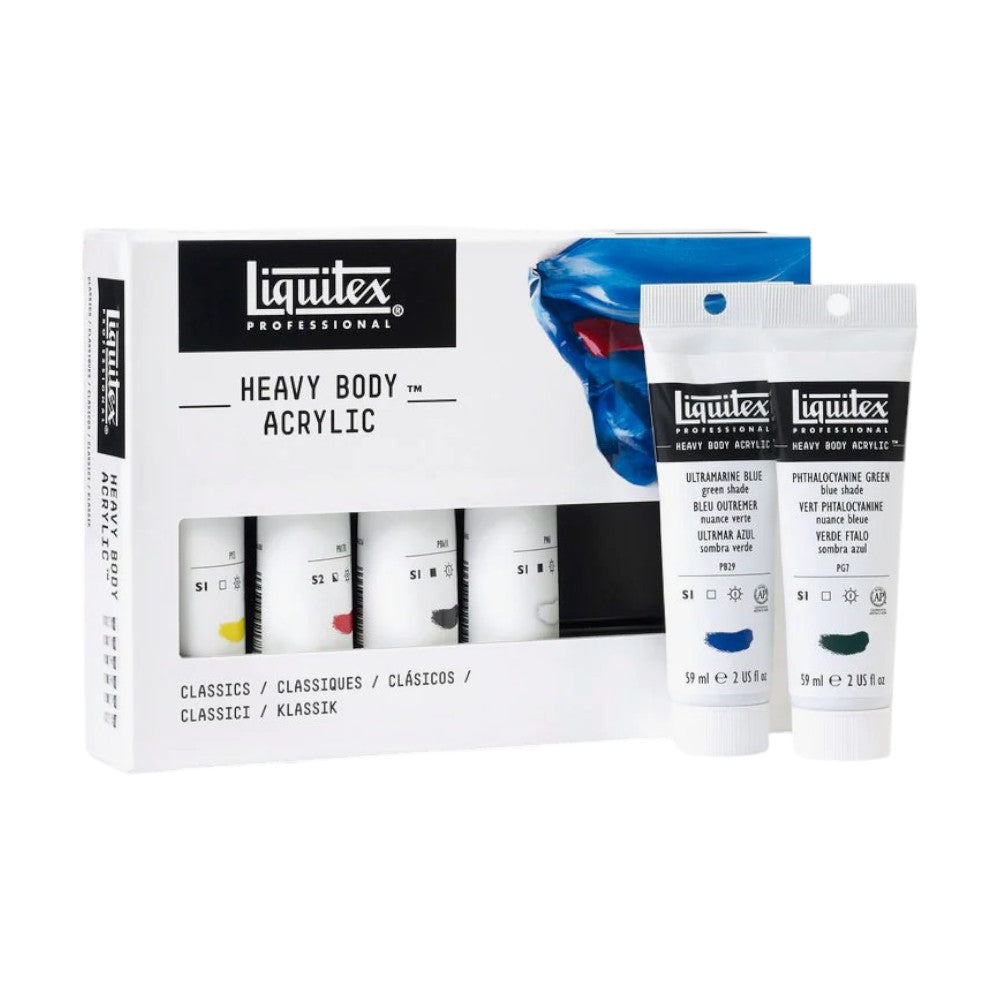 Liquitex Heavy Body Acrylic Set 59ml - Classic Shades Front Packaging