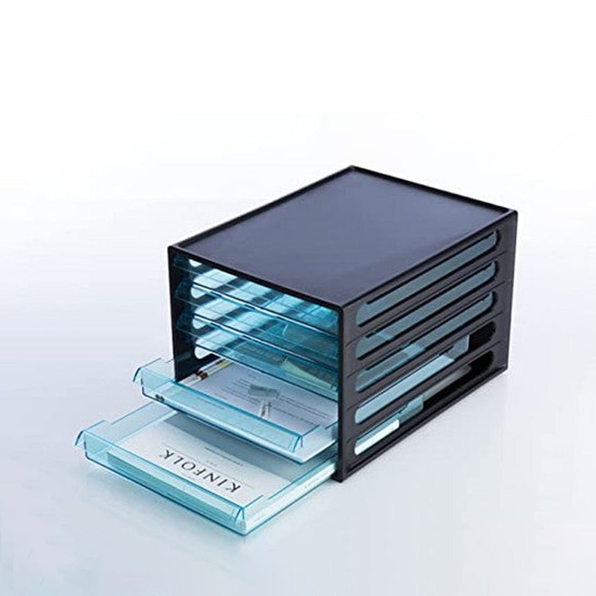 Litem File Cabinet 5 Drawer Black