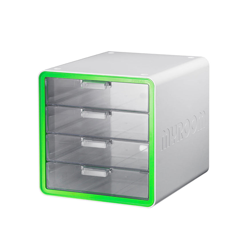 Litem My Room Multi-Cabinet 4 Drawer Green