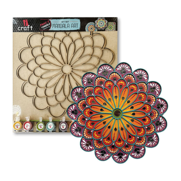 Icraft Diy Festive Kit Mandala Art