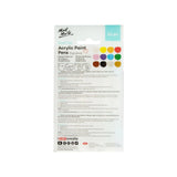 Mont Marte Acrylic Paint Pens - Dual Tip - 12pc Opaque - Back View