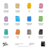 Mont Marte Premium Dual Tip Markers Brush/Bullet - Set of 12 - Choose
