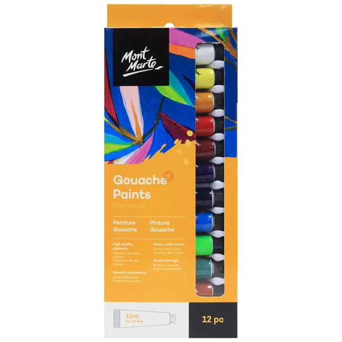 Mont Marte Gouache Colour Sets (Choose Size)