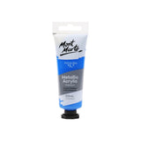 Mont Marte Metallic Acrylic Paint Premium 50ml Tube - Phthalo Blue