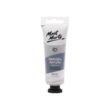 Mont Marte Metallic Acrylic Paint Premium 50ml Tube - Silver