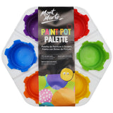 Mont Marte Paint Pot Palette with 7 Lift-Out Colour Pots
