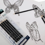 Mont Marte Sketching Set of 10 - Blister Pack - Contents Display