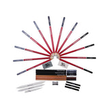 Mont Marte Sketching Set of 27 - Tin Pack - Contents Display