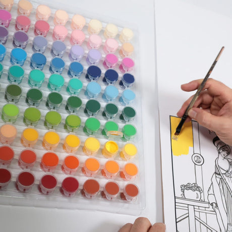 Mont Marte Vivid Colours Acrylic Paint Set 80pc x 3.5ml