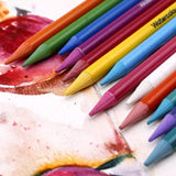 Mont Marte Premium Watercolour Pencils - 24pc Woodless - Colour Chart
