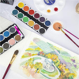 Mont Marte 26 Piece Watercolour Set in Use