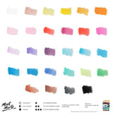 Wide Range of Colours - Mont Marte Set of 29 Watercolours