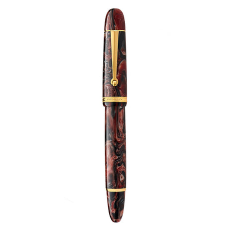 Penlux | Masterpiece Grande | Fountain Pen | Marble Wave | Piston Filling Penlux