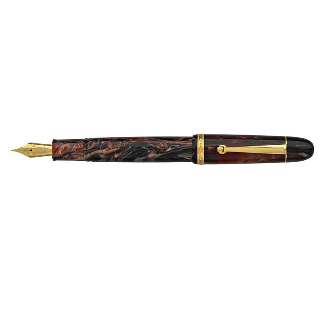 Penlux | Masterpiece Grande | Fountain Pen | Marble Wave | Piston Filling Penlux