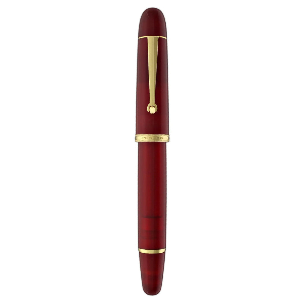 Penlux | Masterpiece Grande | Fountain Pen | Daybreak | Red | Piston Filling Penlux