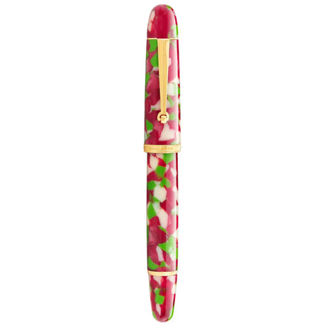 Penlux | Masterpiece Grande | Christmas Edition Fountain Ink Pen | Piston Filling | Oversize Pen with No. 6 Jowo Nibs Penlux
