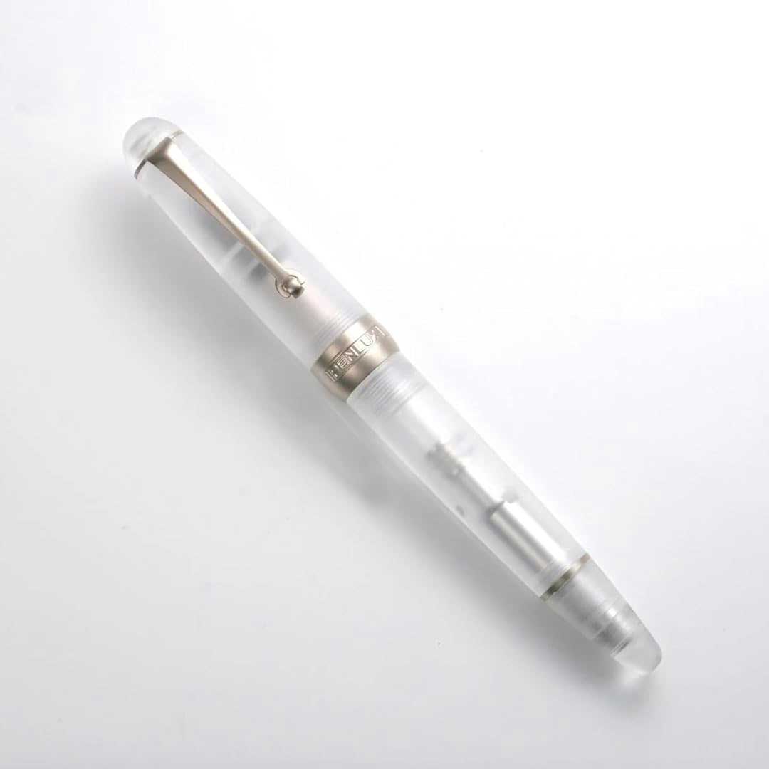 Penlux | Premium | Fountain Pen | Delgado Demo Matted | Clear Translucent Penlux