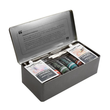 Doms Amariz Artist's Acrylic Paints Set (12 Shades x 40ml Each)