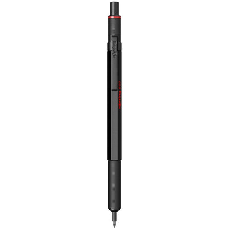 Rotring | 600 Series | Black 1.0mm Ball Pen | Metal Body | Non-Slip | Metal Knurled Grip Rotring