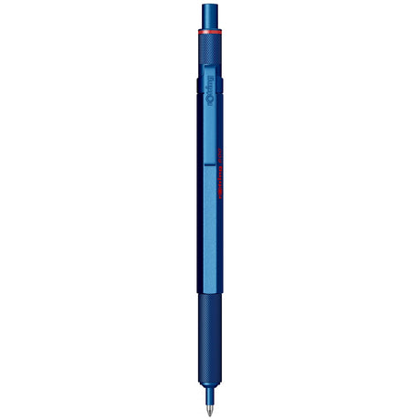 Rotring | 600 Series | Blue 1.0mm Ball Pen | Metal Body | Non-Slip | Metal Knurled Grip Rotring