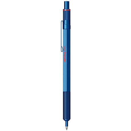 Rotring | 600 Series | Blue 1.0mm Ball Pen | Metal Body | Non-Slip | Metal Knurled Grip Rotring