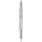 Rotring | 600 Series | Silver 1.0mm Ball Pen | Metal Body | Non-Slip | Metal Knurled Grip Rotring