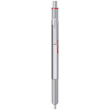 Rotring | 600 Series | Silver 1.0mm Ball Pen | Metal Body | Non-Slip | Metal Knurled Grip Rotring