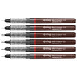 Rotring | Tikky | Graphic Fineliner | Black Pigment Lightfast | 0.1, 0.2 | 6 Pen Set | 3 Each Rotring
