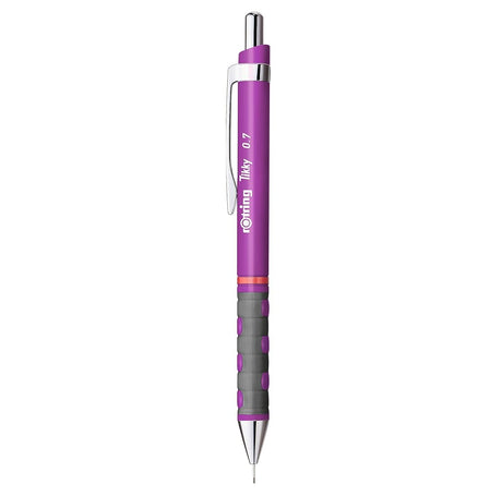 Rotring | Tikky | Mechanical Pencil | 0.7mm | Triangular Ergonomic Grip | Purple Rotring