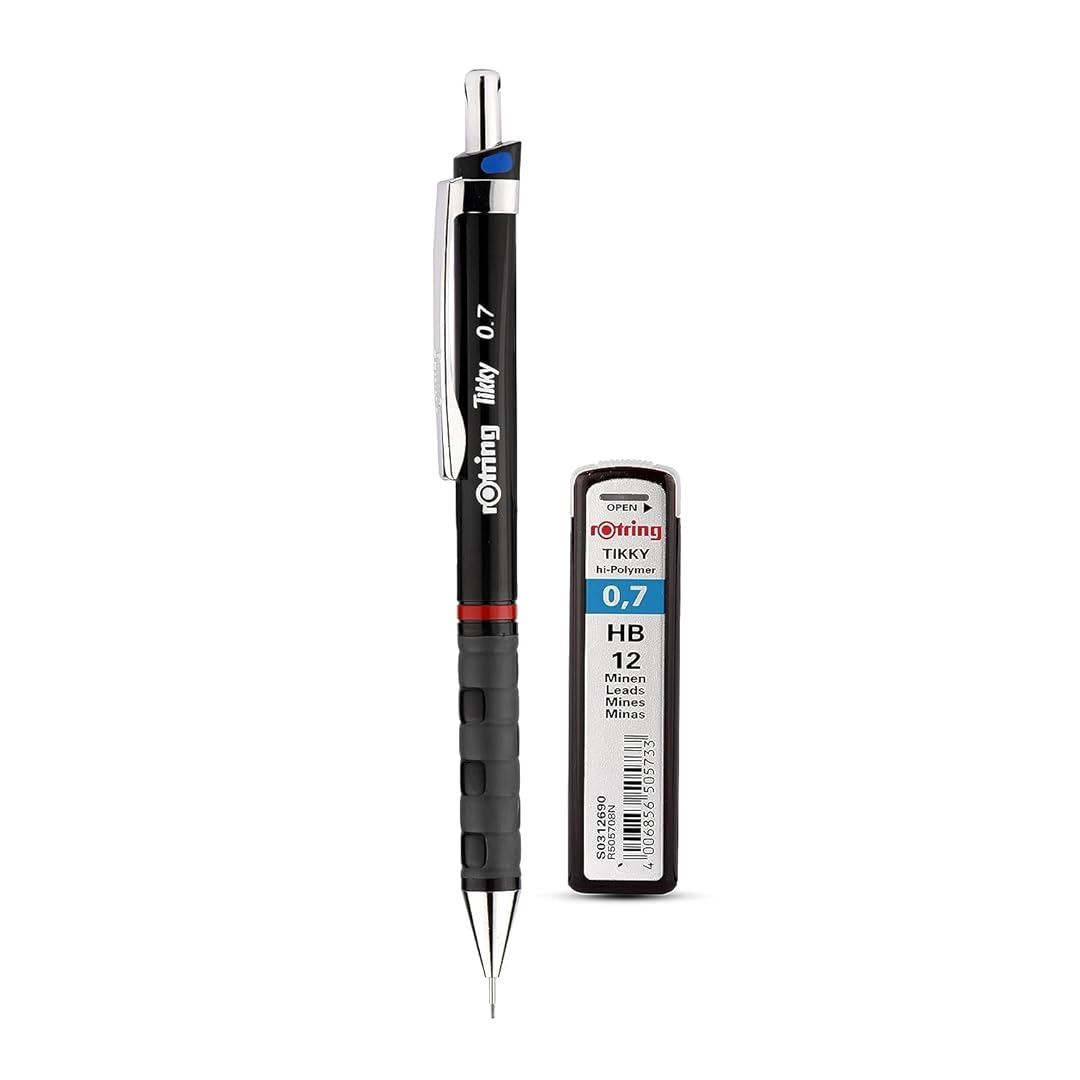 Rotring | Tikky | Mechanical Pencil Set | 0.7mm | Black Barrel Rotring