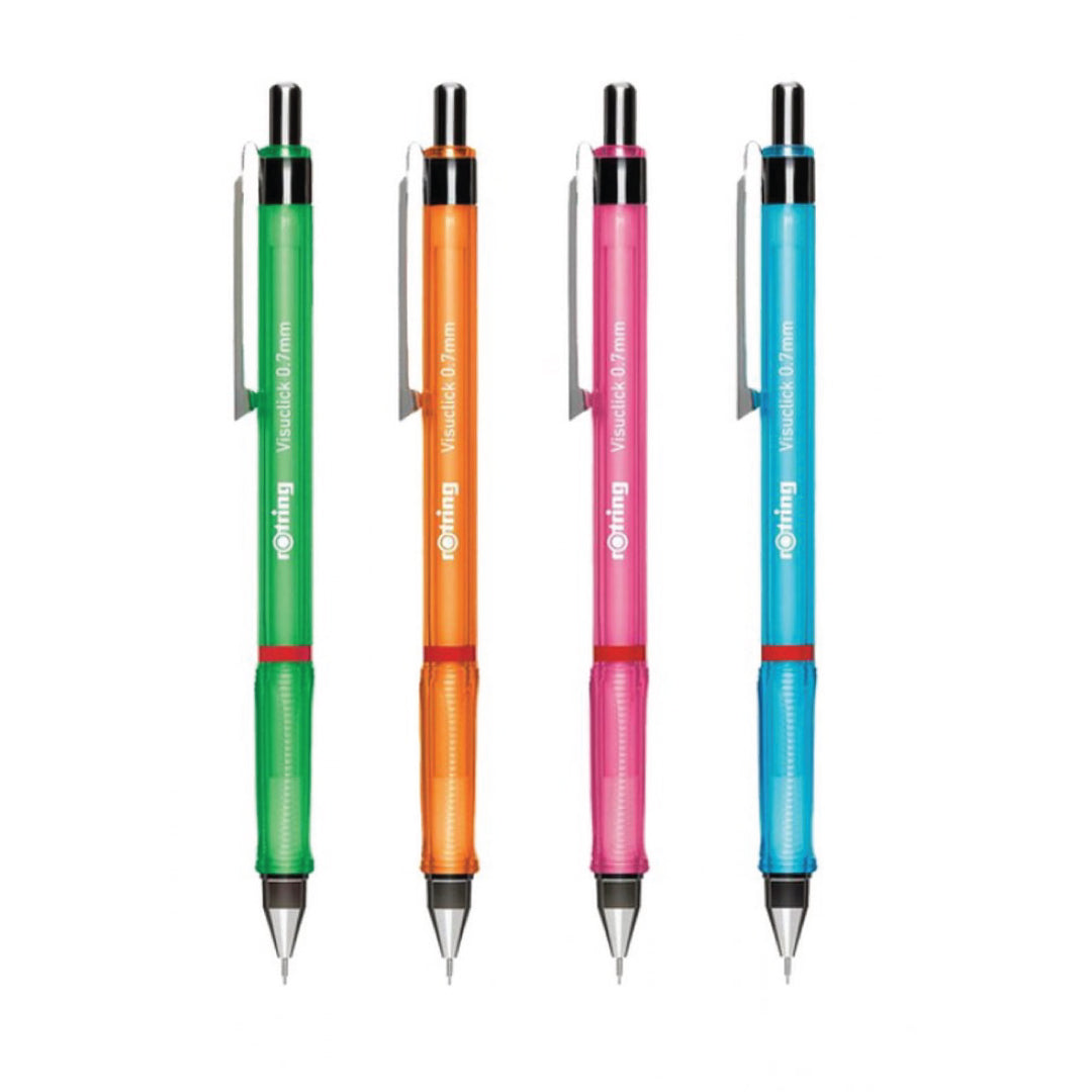 Rotring | Visuclick | 0.7mm | Mechanical Pencil | Orange | 24 HB Leads Rotring