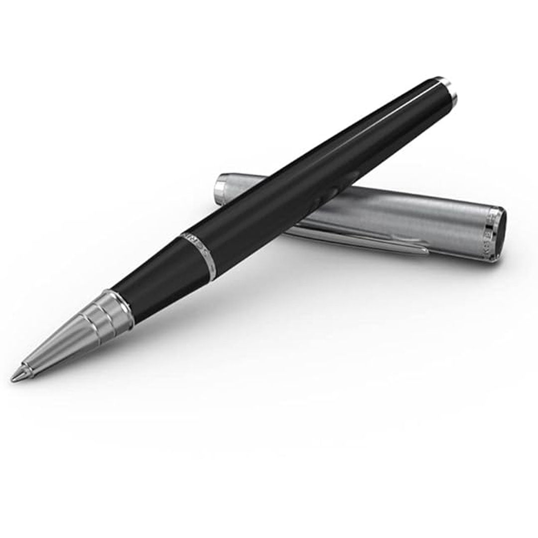 Scrikss | Metropolis | 800 Series | Roller Ball Pen | Brass Body | Chrome Plated Black Scrikss