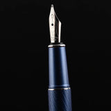 Scrikss | Noble 35 | Fountain Ink Pen | Medium Nib  | Blue Scrikss