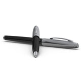 Scrikss | Oscar 39 | Ballpoint Pen | Black Chrome | Chrome Trims | Twist Mechanism Scrikss