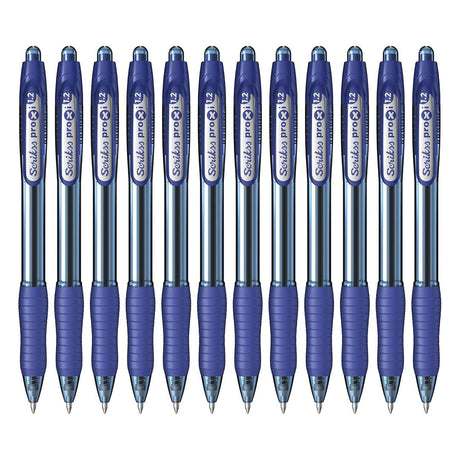 Scrikss | Proxi Series | Ball Point Pen | 12 Blue Barrel Scrikss