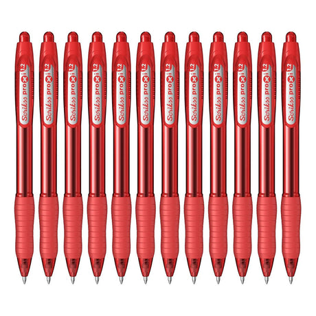 Scrikss | Proxi Series | Ball Point Pen | 12 Red Barrel Scrikss