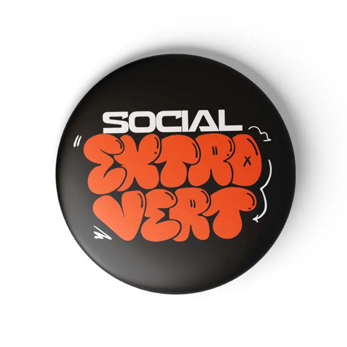 Mooch Magnetic Badge - Social Extrovert Mooch