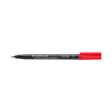 Staedtler Lumocolor Permanent Pen Fine - Red for smudge-proof marking
